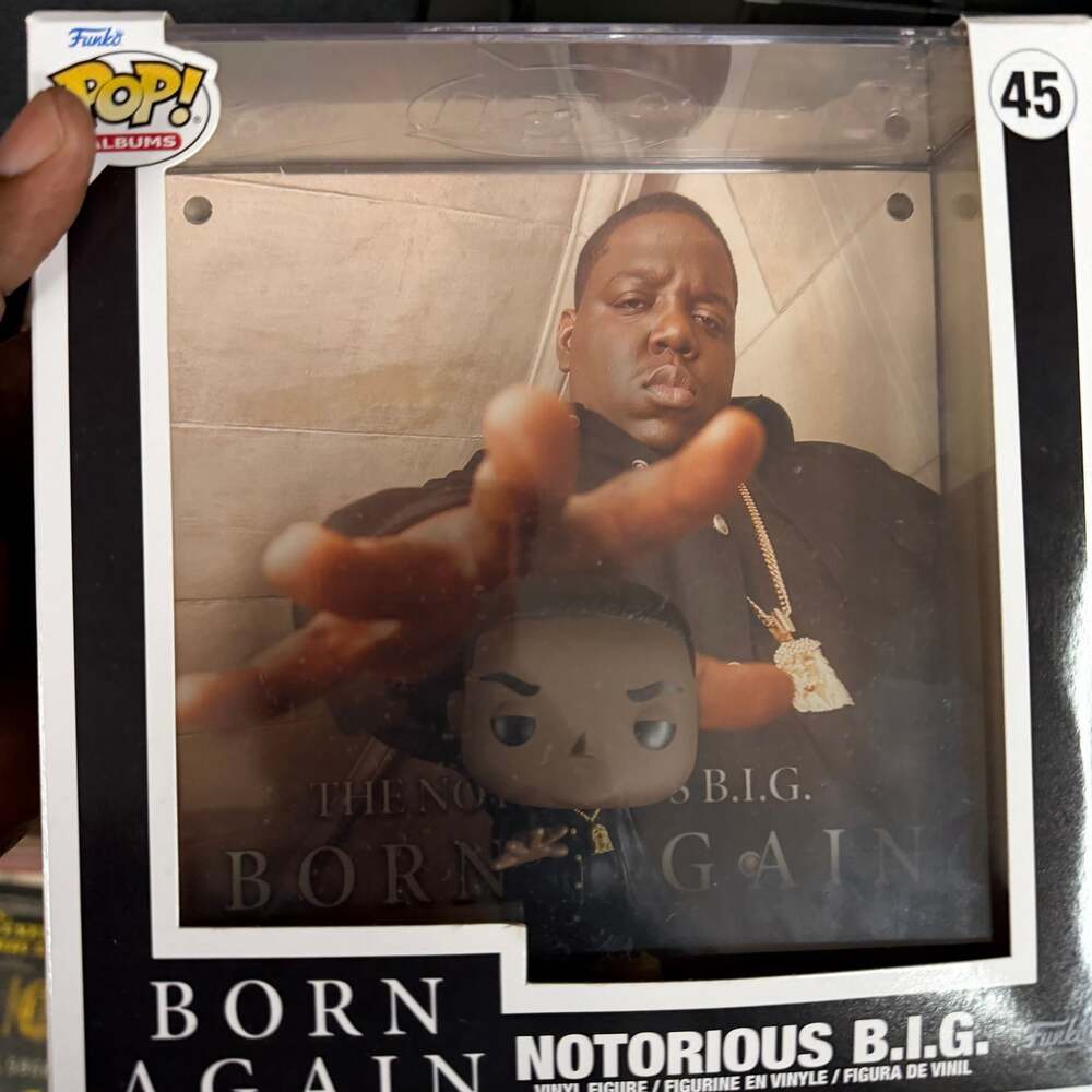Funko POP Notorious B.I.G. Biggie #45 Born Again Figure NIB Music Rap